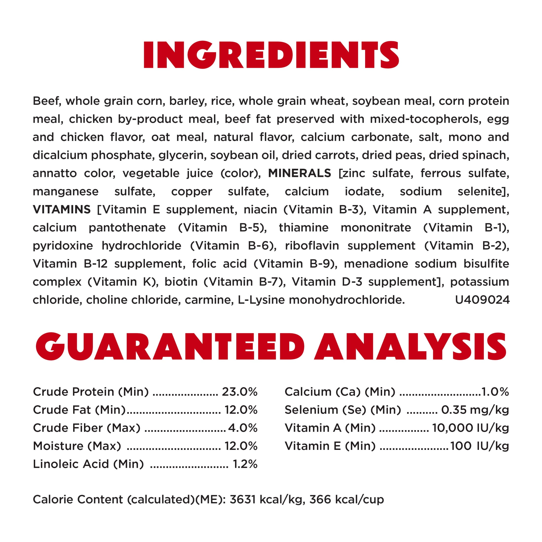 Purina Beneful Originals with Farm-Raised Beef Natural Dry Dog Food Recipe with Added Vitamins, Minerals and Nutrients, 36 lb Bag