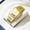 Gold Shell Gold Surface, variant on Unisex Couple's Watch for Men and Women, Business Casual Mesh Strap Waterproof Dual Display Electronic Quartz Watch with Large Dial