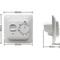 thumbnail image 4 of Electric Floor Heating Thermostat 220V 16A with Temperature Probe, 4 of 5