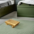 thumbnail image 4 of HINTRMENT Farmhouse Step Stool Wooden Rectangular Khaki 1 Set, 4 of 8