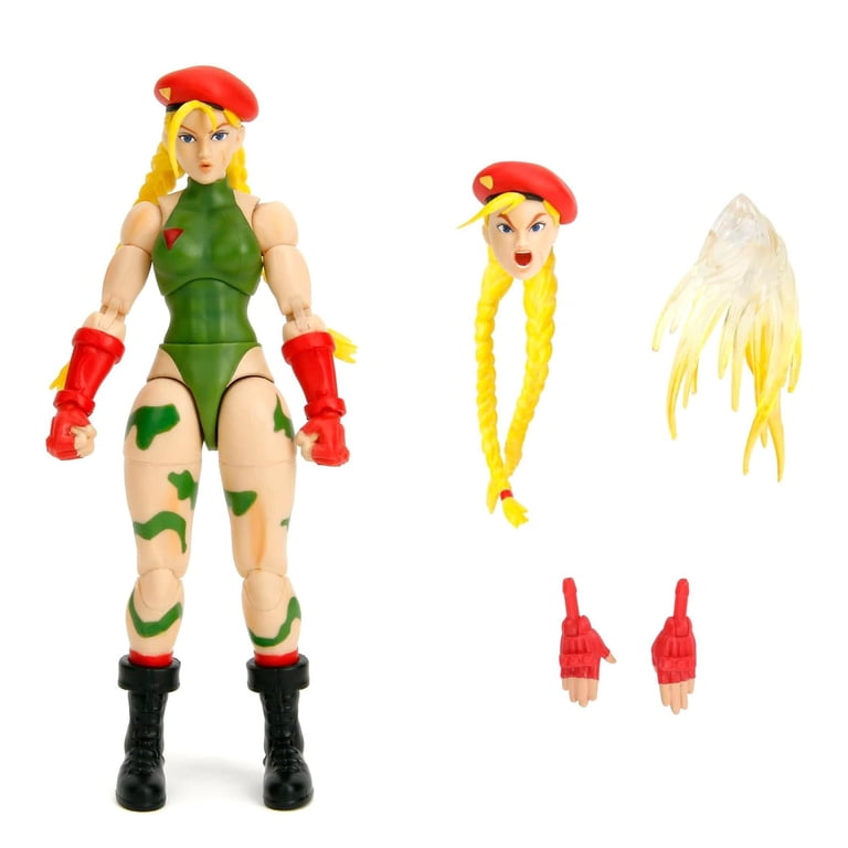 Jada Toys Street Fighter II Cammy Action Figure, 1:12 Scale
