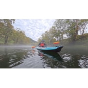 Sea Eagle 465FT Fasttrack Inflatable 15'3 1-3 Person Touring Kayak with Rigid External keel - Smoother Paddling Experience Light Weight- 3 Person Pro Carbon Package