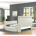 thumbnail image 5 of Maya Modern Style 4 Pc Queen Vanity Bedroom Set made with Wood in Cream, 5 of 12