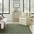 thumbnail image 2 of Nourison Easy Care Indoor/Outdoor Green 6' x 9' Area Rug (6x9), 2 of 10