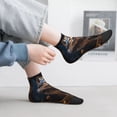 thumbnail image 2 of Pofeuu Oil Painting Tribal Wolf Print 30cm Socks, Adult Running Hiking Socks for Youth and Adult, 2 of 7