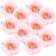 thumbnail image 2 of Cabeza de rosa artificial, accesorio de decoración para bodas, rosa claro, 2 of 9