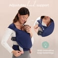 thumbnail image 4 of Portabebés Boba Bliss Hybrid para recién nacidos y niños pequeños, color azul marino, 4 of 8