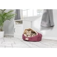 thumbnail image 5 of Armarkat Cat Bed, Small Pet Bed, Burgundy/Ivory, C08HJH/MH, 5 of 11