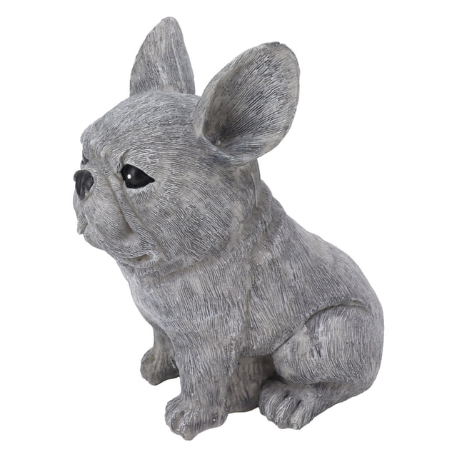 Estatuas De Jardín Para Perros, Estatua De Perro Perdiguero Gris, Estatuilla De Perro De Resina, Estatuilla De Decoración De Jardín Para Patio Y Jardín