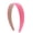 Neon Pink, variant on 1 inch Wide Suede-like Headband Solid Hair Band for Women and Girls (Neon Pink)