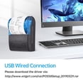 thumbnail image 3 of Label printer,Bill Ticket Printer Paper Roll Compatible 57mm Print Paper Restaurant Sales Retail 2 Inch Usb Roll Compatible With Android Windows Restaurant Sales Retail Stores Printer 2 Inch, 3 of 7