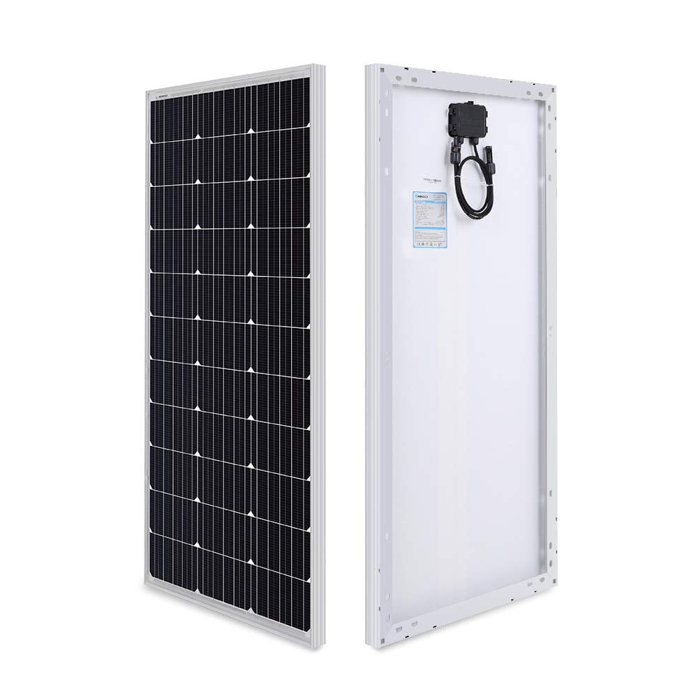Renogy 200 Watts 12 Volts Monocrystalline Solar RV Kit Off-Grid Kit with 30A PWM LCD Controller + Mounting Brackets + MC4 Connectors + Solar Cables + Cable Entry housing+BT