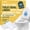 Lemon Scented (White), variant on Lunderg Toilet Bowl Liners with Lemon Scented Super Absorbent Pads - Value Pack 20 Count Universal Fit. Disposable Toilet Bags to Convert Any Home, Boat or Camping Toilet in a Dry Toilet