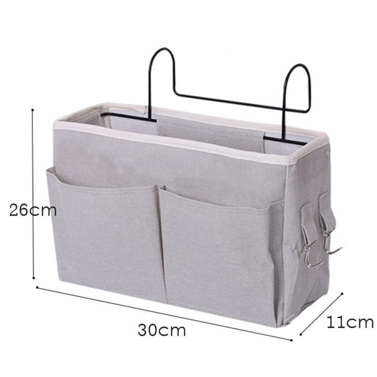 Storage Pouch Bed Organizer Bed Storage Pocket Bedside Organizer Hanging Bed Storage Pouch for College Dorm Room Hospital Bed Rails Baby Bed Camp