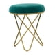 thumbnail image 4 of Taburete de tocador Soledad para dormitorio multifuncional Verde, 4 of 10