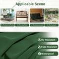 thumbnail image 5 of YLLN  Porch Swing Cushions ,Waterproof Swing Cushions Replacement with Backrest（Dark green 60"）, 5 of 6
