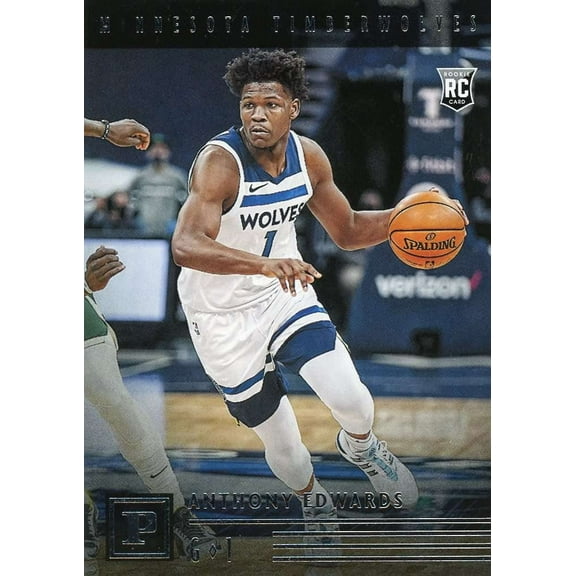 NBA 2020-21 Chronicles Panini Basketball Anthony Edwards Trading Card #101 (Rookie)