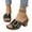 Black, variant on Kayannuo Summer Slippers for Women Clearance Indoor Outdoor High Heel Mules Outer Sandals Metal Strappy Sandals Gifts for Women