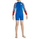 thumbnail image 2 of Traje de neopreno para niños, traje de neopreno con protección solar, traje de neopreno de manga larga para niños, traje de natación Color Azul M, 2 of 9