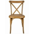 thumbnail image 3 of Chestnut Fluted Leg Farm Table Dining Set with 10 Chairs by Chivari, 3 of 11