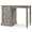 Gray wash stain & tops in antique brown stain., variant on Bridge Brazil Wood Dressing Table Vanity Makeup Corona Collection | Furniture Dash Antique White