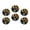M010, variant on Glass Refrigerator Magnet 6Pcs Magnetic Fridge Sticker,Decor for Kitchen,Whiteboard,Cabinet,Cartoon Red-Eyed Tree Frog In The Jungle