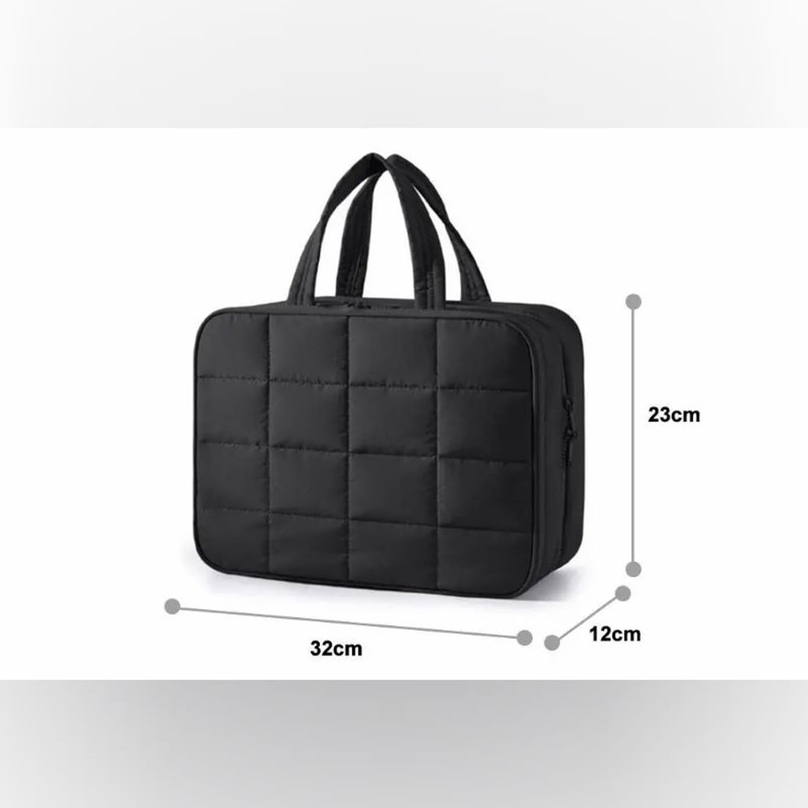 Travel Toiletry Bag for Women, Hanging Travel Bag for Toiletries, Puffy Makeup Cosmetic Bag Organizer, Carry-on Travel Accessories Essentials (b)