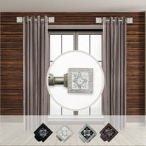 Rod Desyne Ophelia 1 - inc  dia. Side Curtain Rod 12-20 inch long , Set of 2-Color:Light Gold