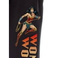 thumbnail image 3 of DC Womens' Wonder Woman Classic Comic Design Logo Sleep Pajama Pants, 3 of 5