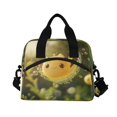 thumbnail image 2 of Lunch Bag Portable Crossbody Meal Bag Cooler Bag Insulated Lunch Bag Food Bag Handheld & Crossbody Design Yellow Ball, 2 of 6