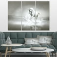 thumbnail image 3 of Designart 'White Horse Running in Water ' Animal Canvas Art Print, 3 of 3