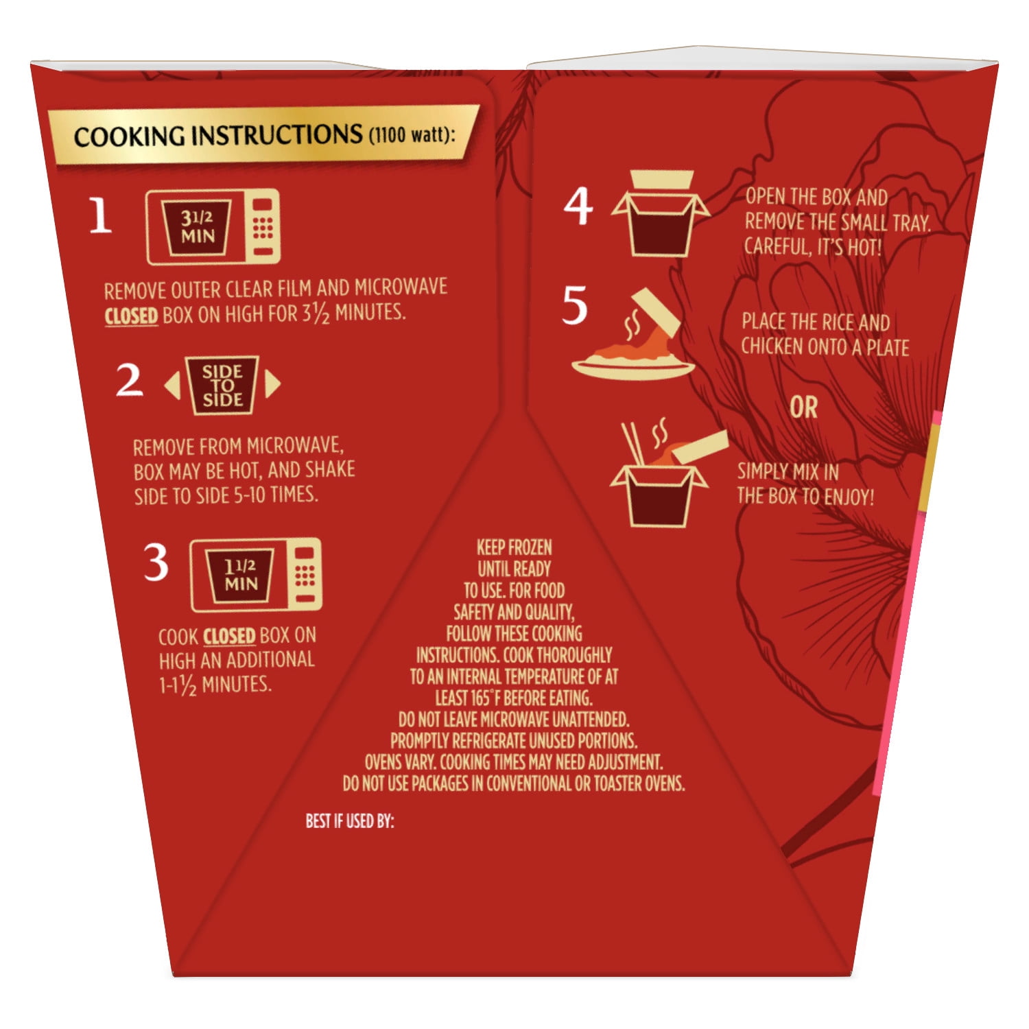 Authentic Asia Sweet & Sour Chicken with Rice Meal 10oz (Frozen Dinner)