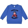 thumbnail image 2 of Inktastic Portland Maine Cute Lobster Toddler Sweatshirt, 2 of 4