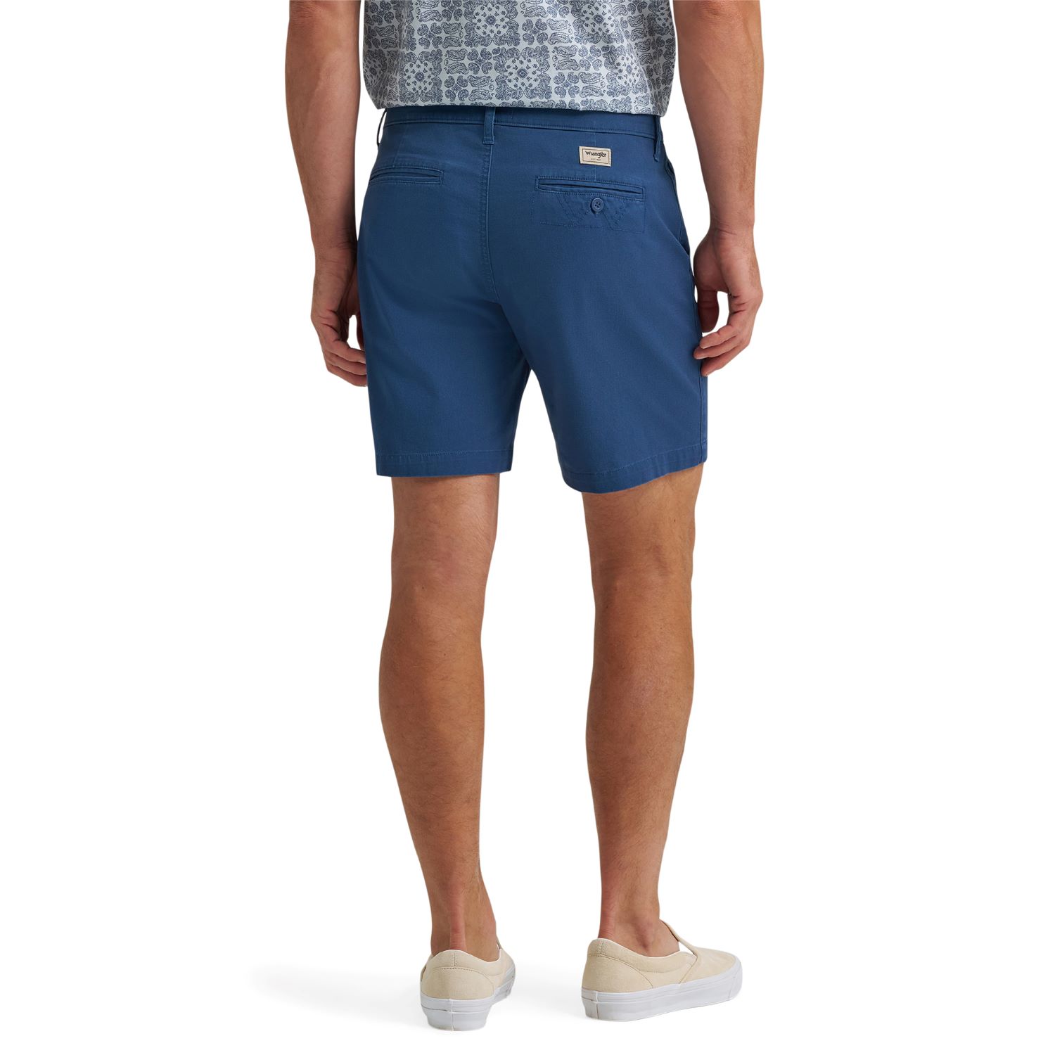 Wrangler Men's Regular 7" Fit Flat Front Short