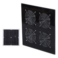 thumbnail image 1 of Solar Exhaust Fan Kit, Excellent Ventilation 12W IP65 Rainproof High Wind Speed Solar Powered Exhaust Fan  for RV, 1 of 8