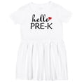 thumbnail image 3 of Inktastic Hello Pre-k Girls Toddler Dress, 3 of 5