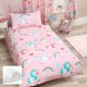 thumbnail image 3 of Unicornio arco iris rosa ropa de cama para niños Twin o Full Edredón / Juego de funda de edredón, 3 of 7
