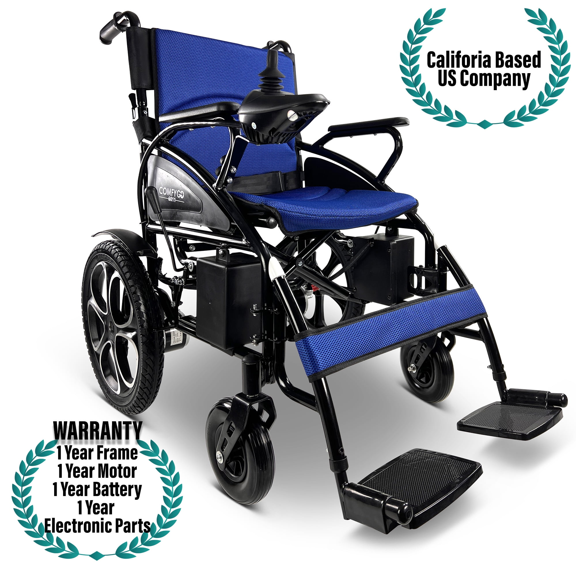 Buy Portable Electric Wheelchair for Adults, Foldable Motorized Power