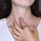 thumbnail image 3 of Anillo para Mujer con Cristal Fino Swarovski en forma de Oval–  Bañado en Oro 14k– Anillo Elegante y Brillante-Aretes de Mujer de Moda, Joyería para Mujer de Moda– Regalo especial Ortiz Espinosa Temporada, 3 of 3