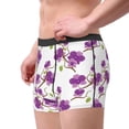 thumbnail image 2 of Disketp Orchids Flowers Men's Boxer Briefs,Soft and Breathable Cotton Underwear with ComfortFlex Waistband, 2 of 7