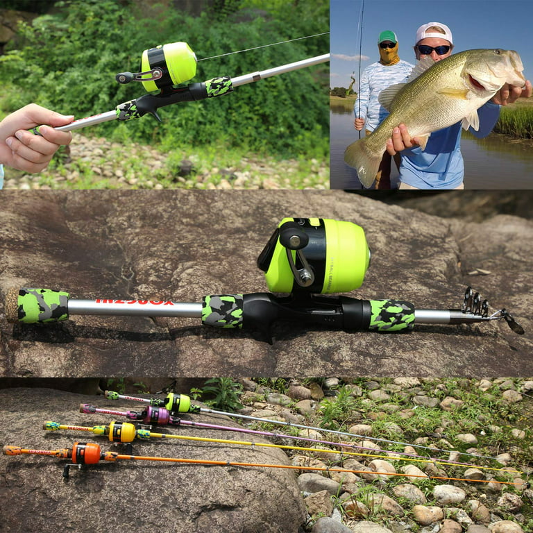 Sougayilang Casting Fishing Rod and Spincast Reel Combo for Youth Kids  Girls and Boys Fishing