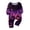 Baby, variant on HTHLVMD Gradient Print Pajamas, Family Matching Set, Halloween Purple Haunted House Black Cat Gradient Family Matching Pajamas, Long Sleeve Crew Neck 2 Piece Home Loungewear, S