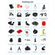 thumbnail image 4 of Acción 120-In-1 Accesorios de Cámara de Acción Kit Accesorios de Cámara Deportiva Conjuntos Con Reemplazo de Estuches de Transporte Para 12/11/10/9 y MÁS, 4 of 7