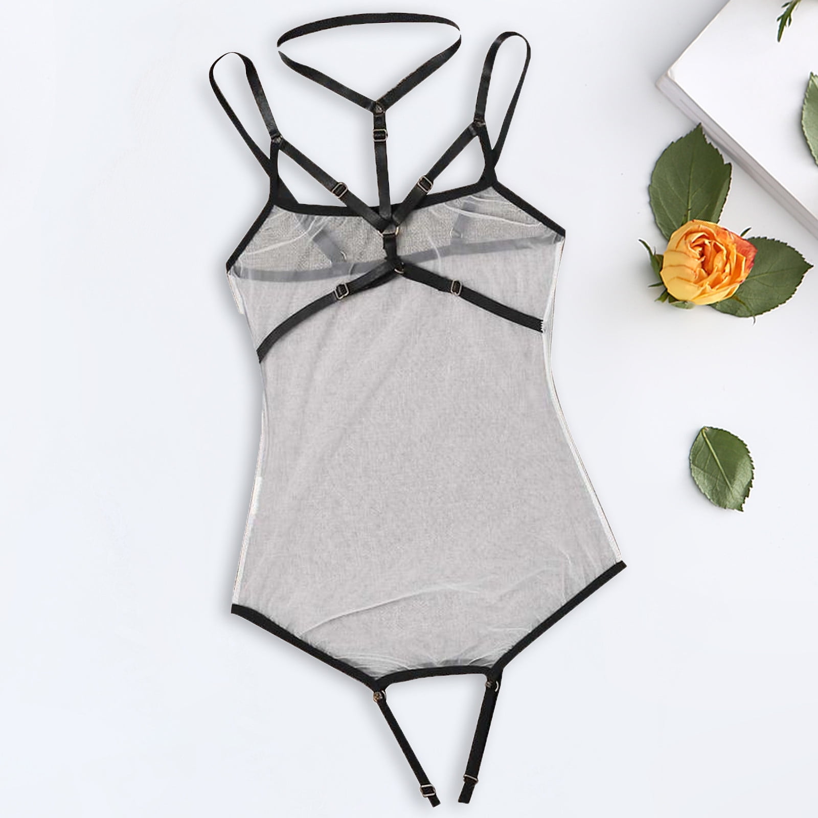Ladies Sexy Underwear Halter Neck l Halter Sling OnePiece Underwear