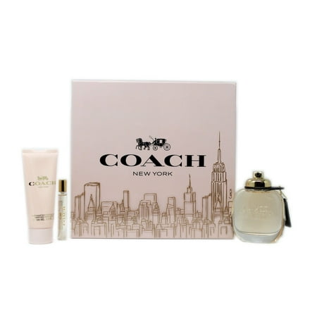 - COACH 3 PIECE GIFT SET FOR WOMEN (3.0 EDP+3.4 BL+0.25 oz EDP)