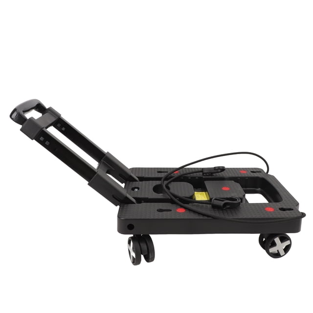 Chariot à Bagages Roulant, Construction Solide Compact Portable Pliable avec Roues pour Bureau pour Magasinage