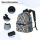 thumbnail image 3 of Disketp Colorful Butterfly1 Mochila Ligera Clásica con Múltiples Bolsillos, Mochila Casual para Hombre y Mujer, Ideal para Escuela, Trabajo y Viajes, 3 of 6