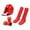 Red XL, variant on koolsoo Karate Sparring Gear Set Training Gloves for Sparring Grappling Martial Arts Blue M