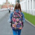 thumbnail image 6 of FORMRS Kids School Backpack Elementary Student Unisex Travel Bookbag with Reflective Stripes, Soft Pinks Flowers, 6 of 7