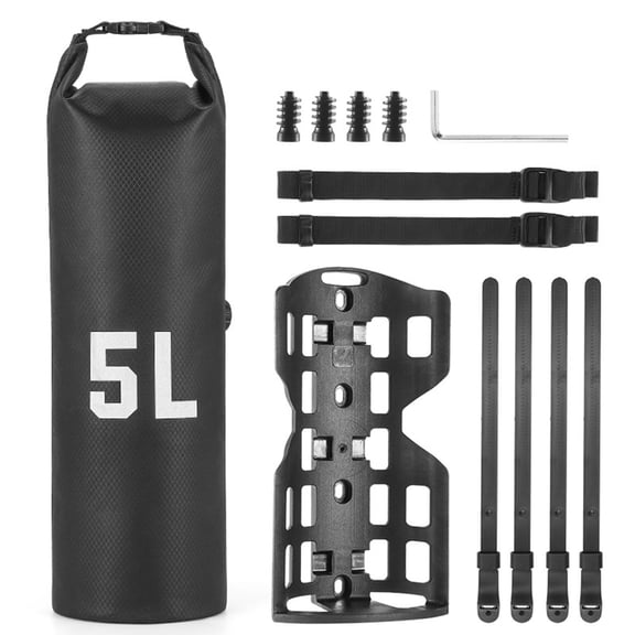 BIBABLYKE Waterproofs Bike Front Fork Bag with Front Bike Rack Bicycles Panniers Bag Portable Cycling Pack Bike Panniers Enduring